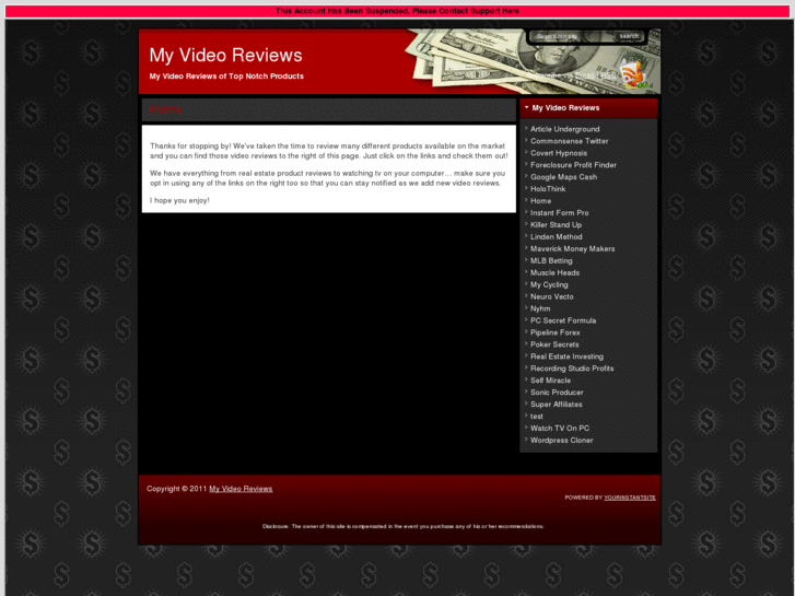 www.tomharringtonsvideoreviews.com