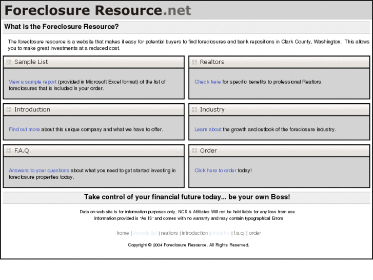www.foreclosureresource.net