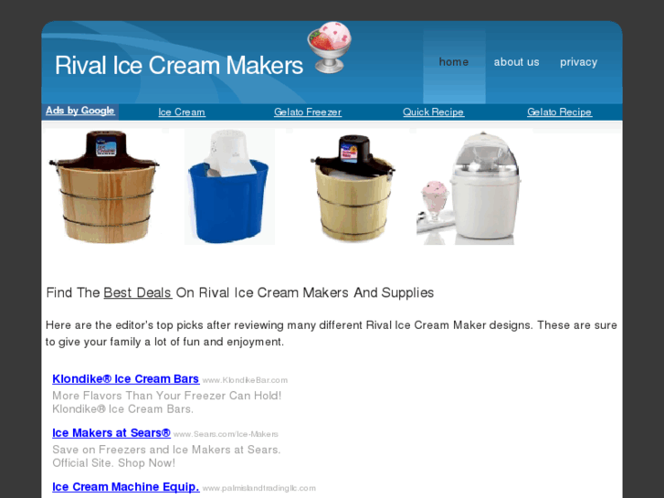 www.rivalicecreammaker.org