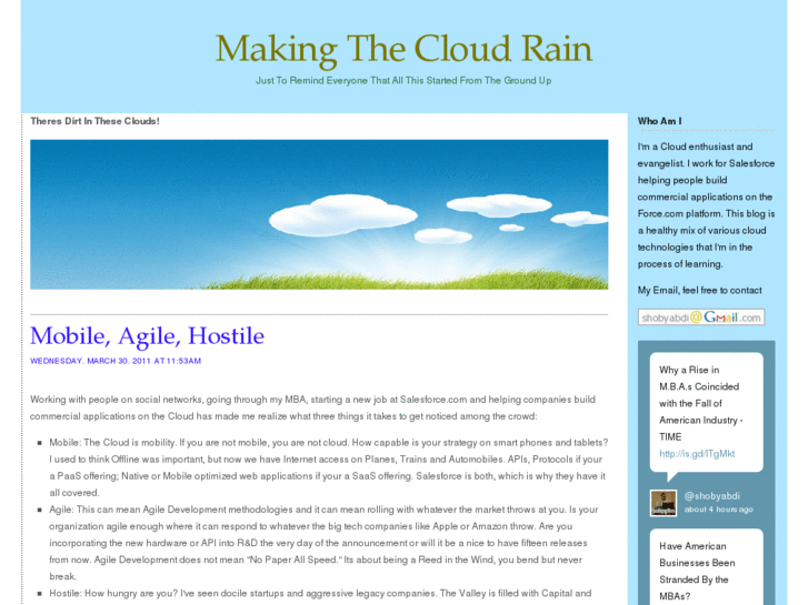 www.makingthecloudrain.info