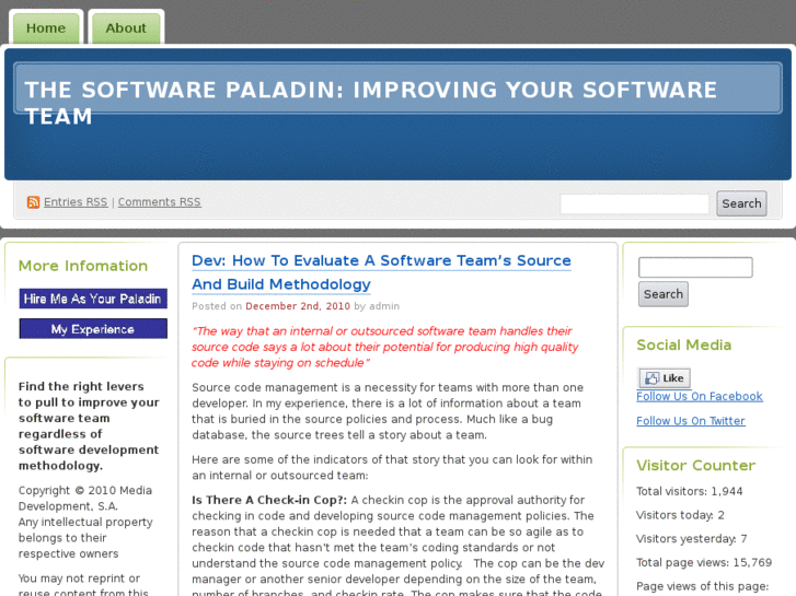 www.improveyoursoftware.com