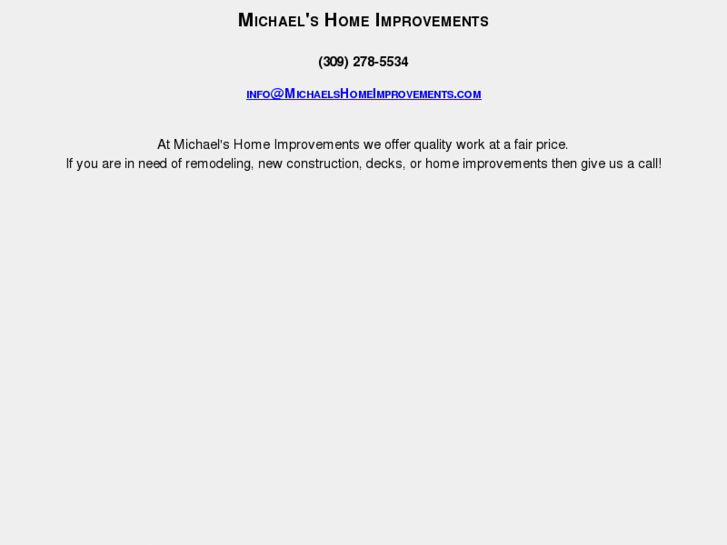 www.michaelshomeimprovements.com