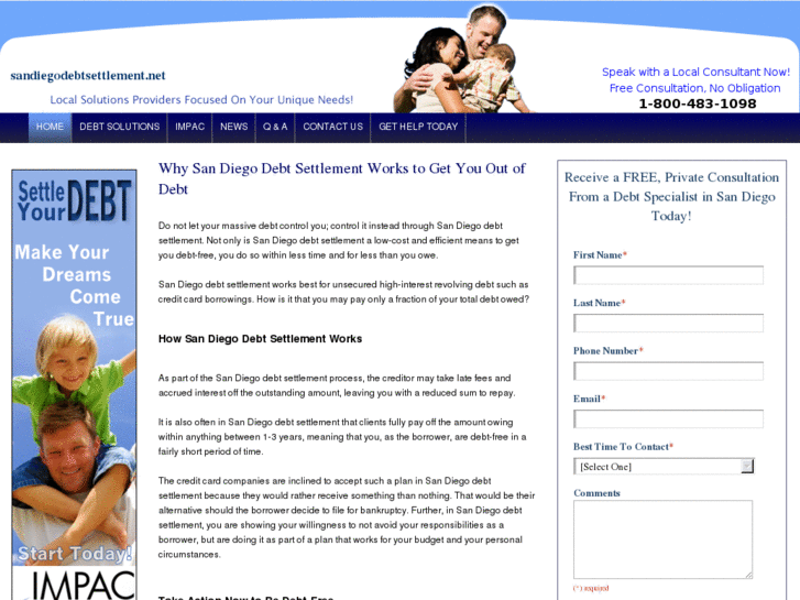 www.sandiegodebtsettlement.net