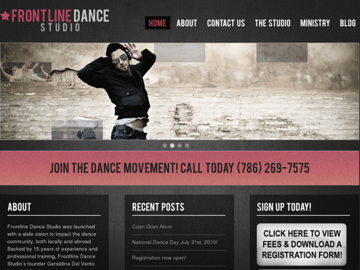 www.frontlinedancestudio.com