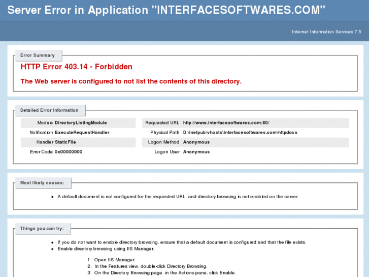 www.interfacesoftwares.com