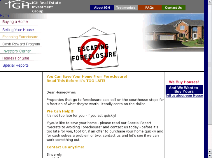 www.escapingforeclosure.com
