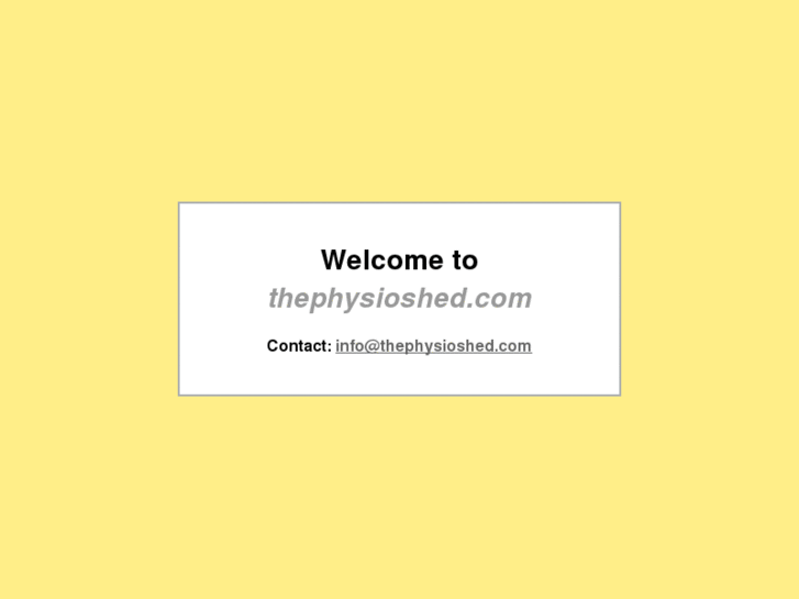 www.thephysioshed.com