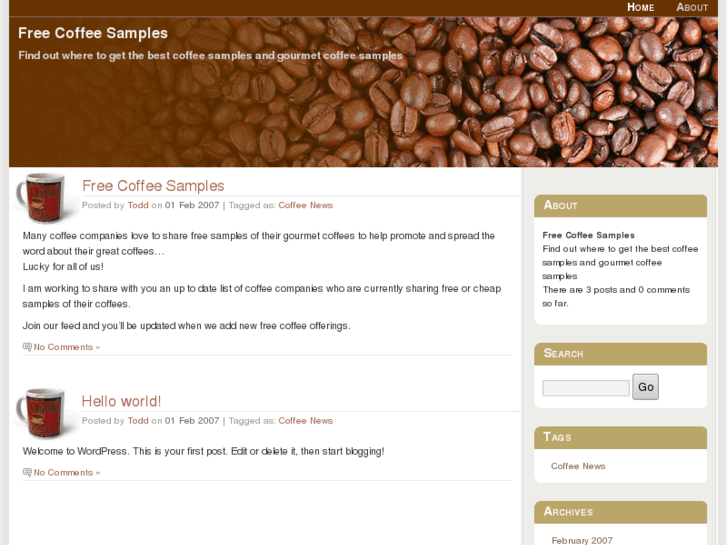 www.freecoffeesamples.net