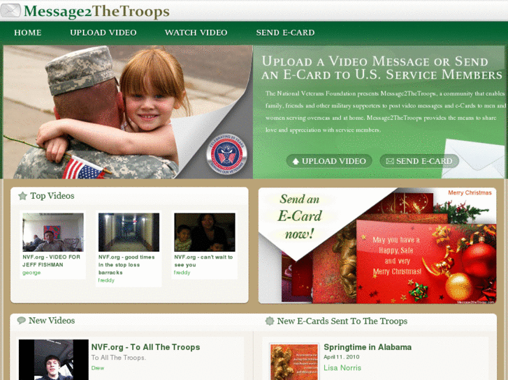 www.message2thetroops.org