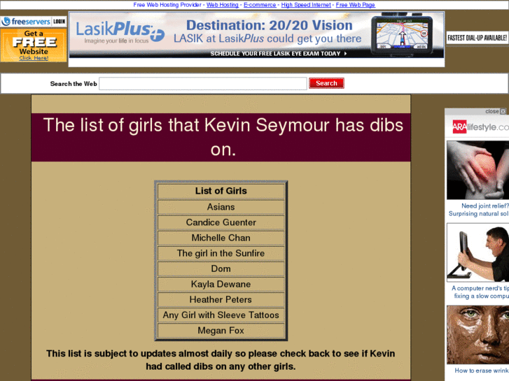 www.kevinhasdibs.com
