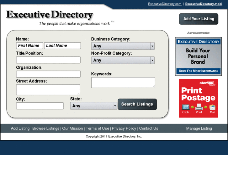 www.executivedirectories.net