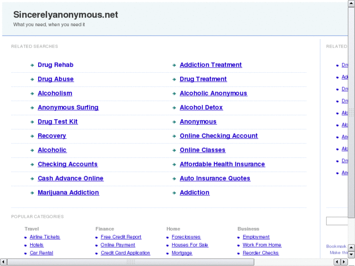 www.sincerelyanonymous.net