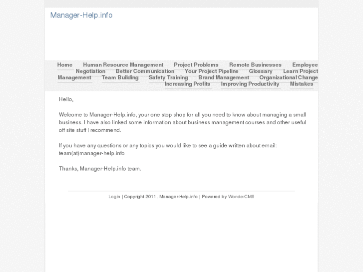 www.manager-help.info