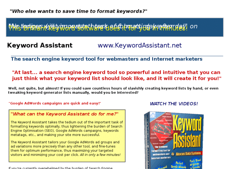 www.keywordassistant.net