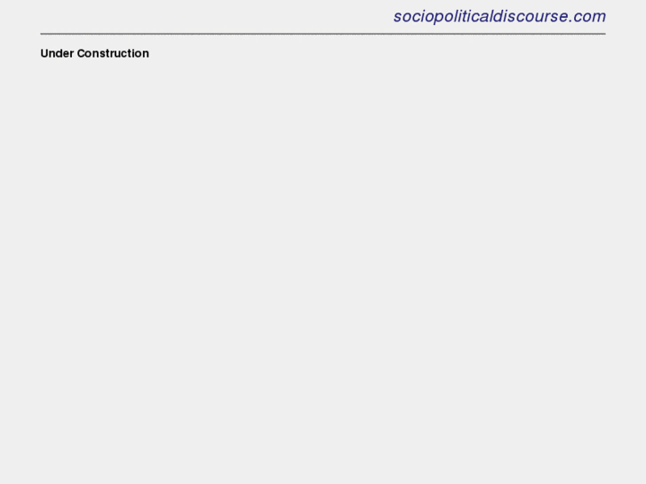 www.sociopoliticaldiscourse.com