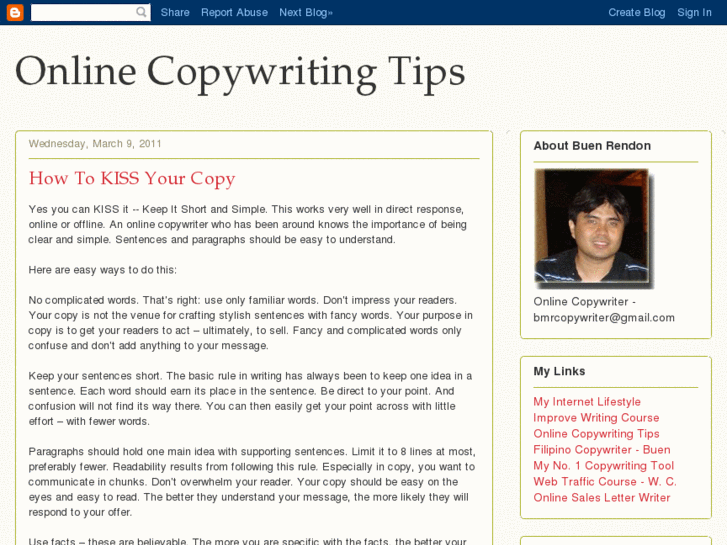 www.onlinecopywritingtips.info