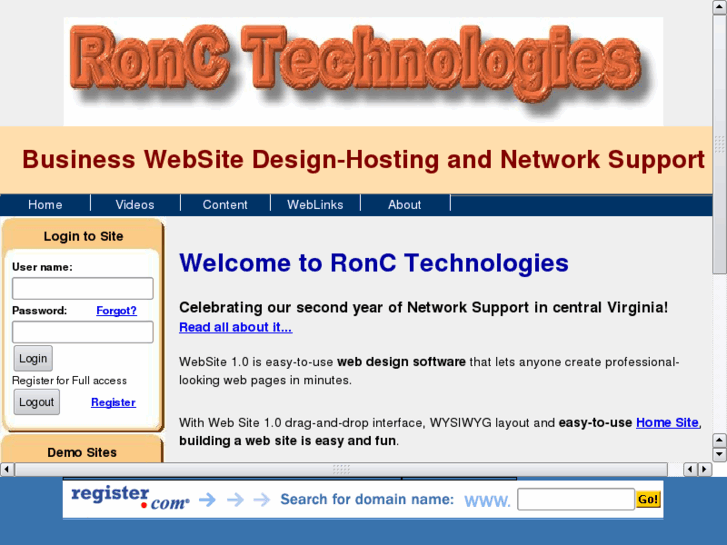 www.ronctechdemos.com