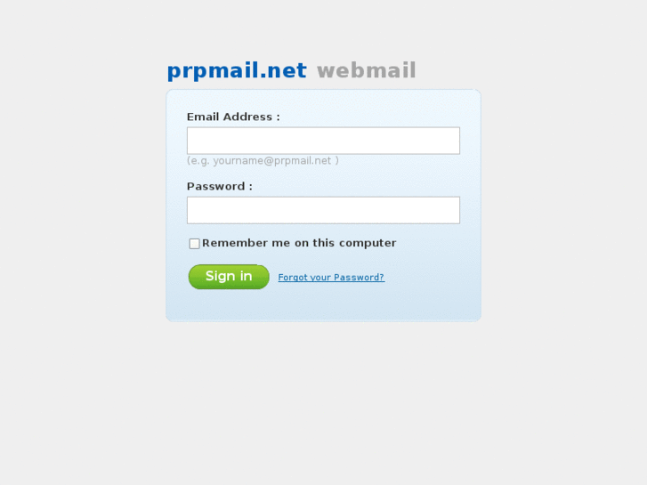 www.prpmail.net