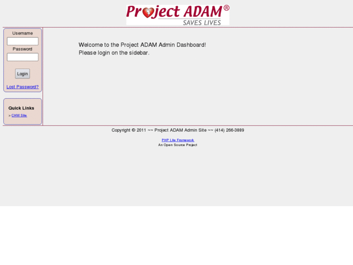 www.projectadamadmin.com