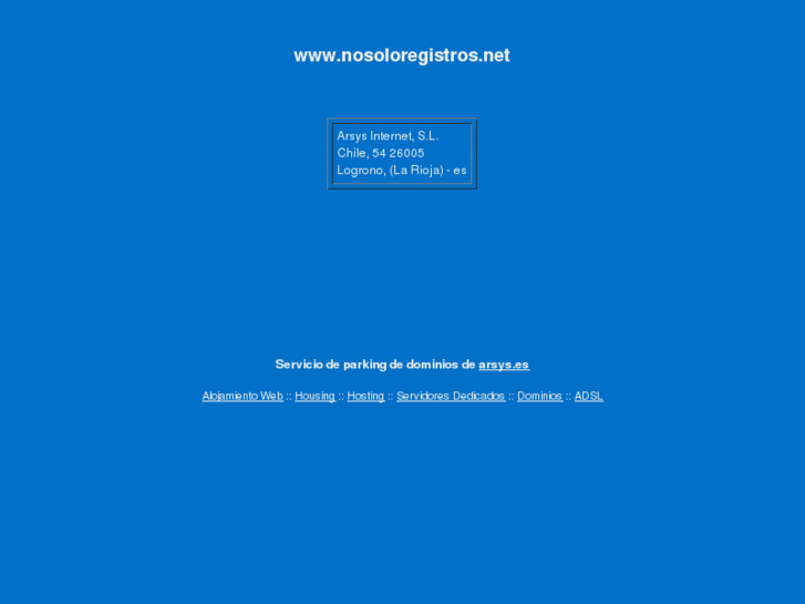 www.nosoloregistros.net
