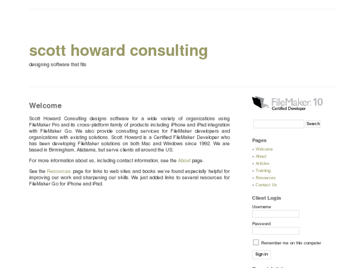 www.scotthowardconsulting.com