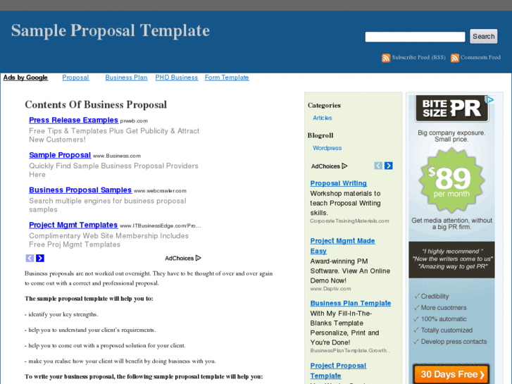 www.sampleproposaltemplate.net