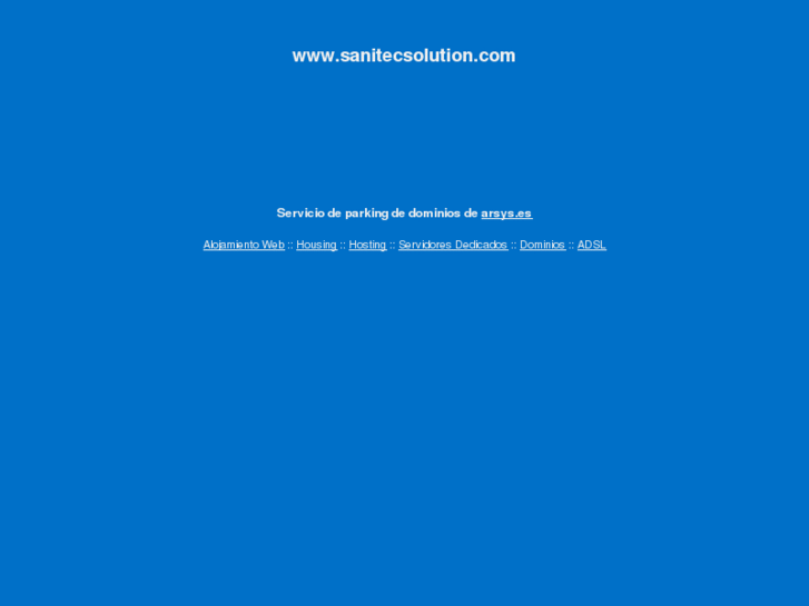 www.sanitecsolution.com