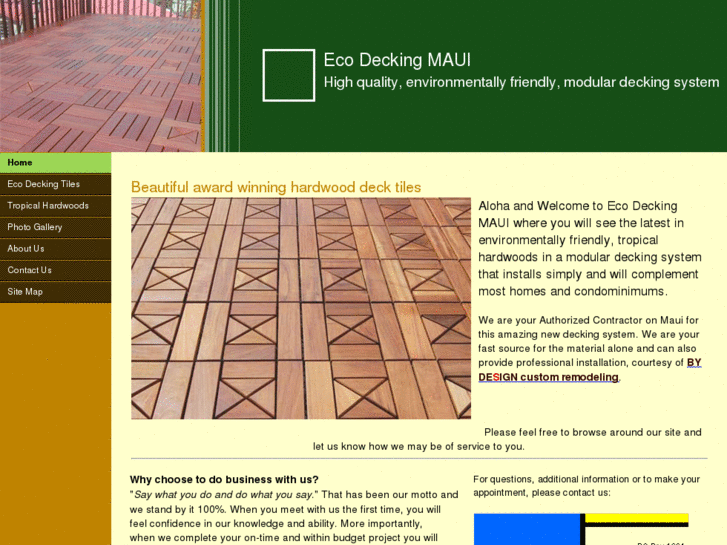 www.mauiecodecking.com