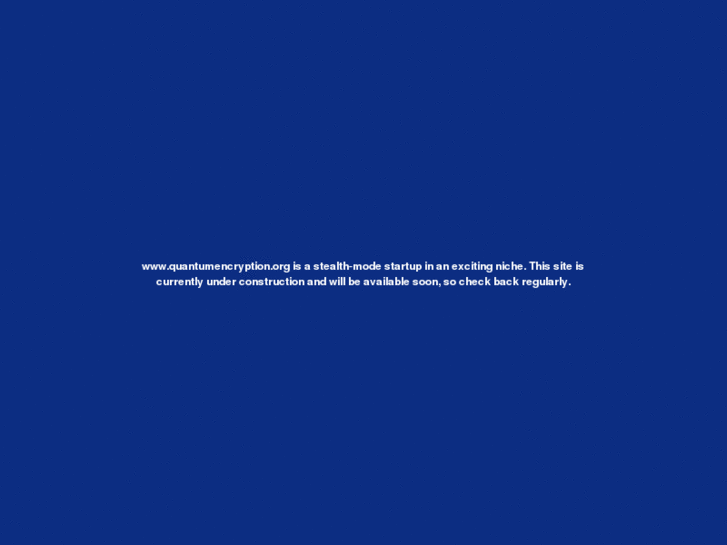 www.quantumencryption.org