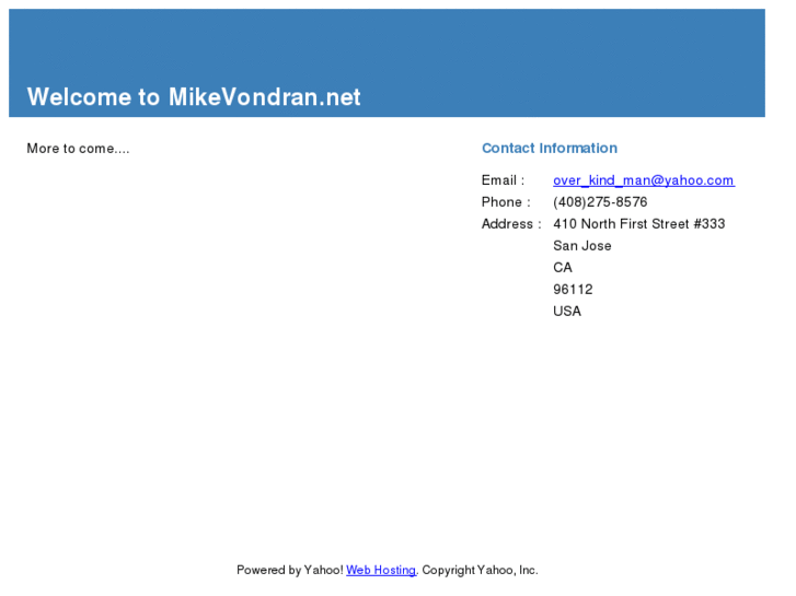 www.mikevondran.net