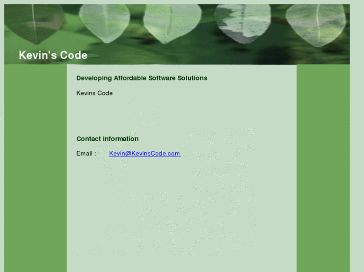 www.kevinscode.com