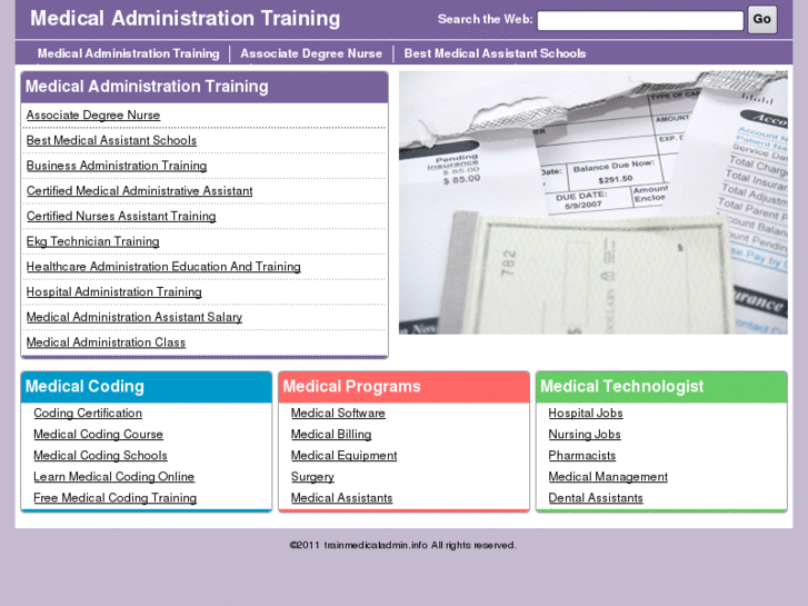 www.trainmedicaladmin.info