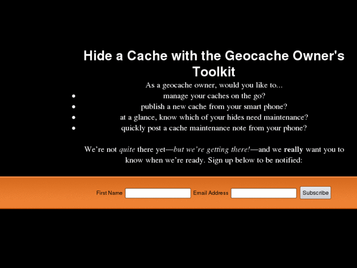 www.geocacheownerstoolkit.com