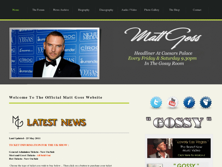 www.officialmattgoss.net