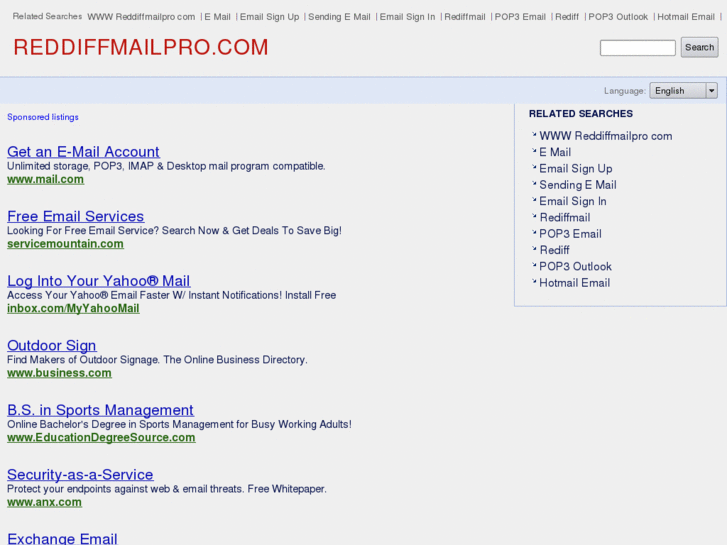 www.reddiffmailpro.com