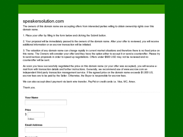 www.speakersolution.com
