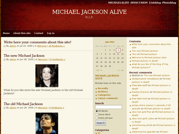 www.michaeljacksonalive.com