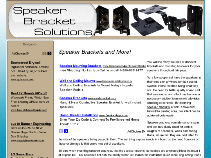 www.speakerbrackets.org