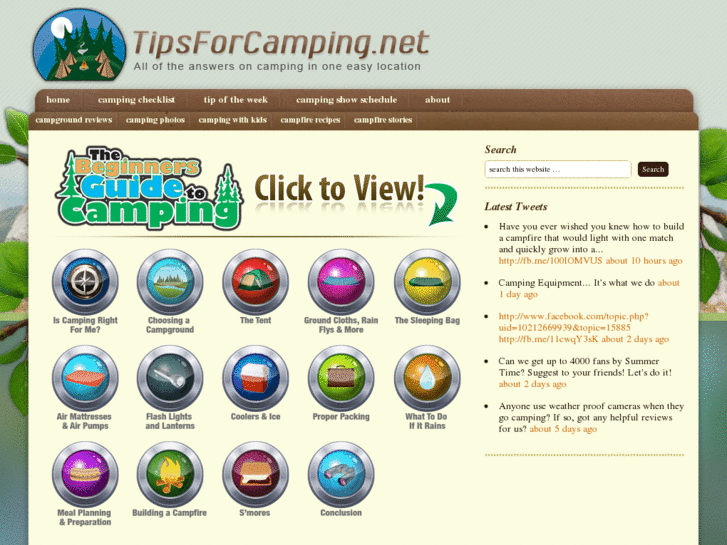 www.tipsforcamping.net