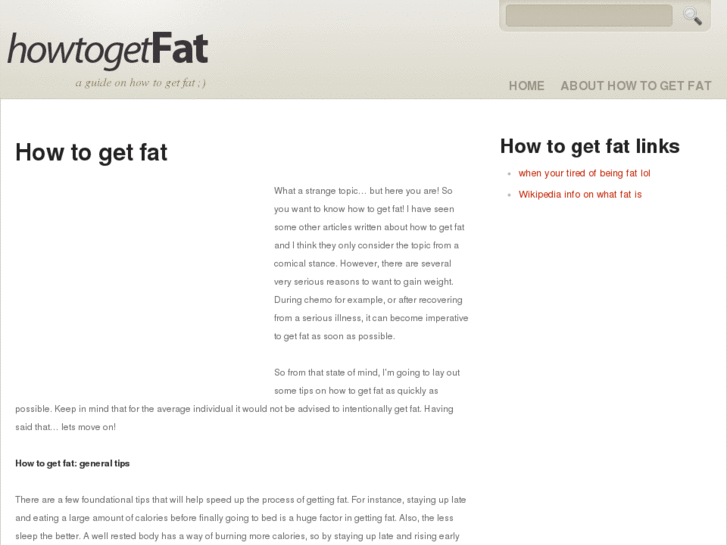 www.howtogetfat.info