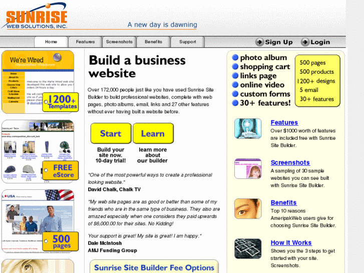 www.sunrisesitebuilder.com
