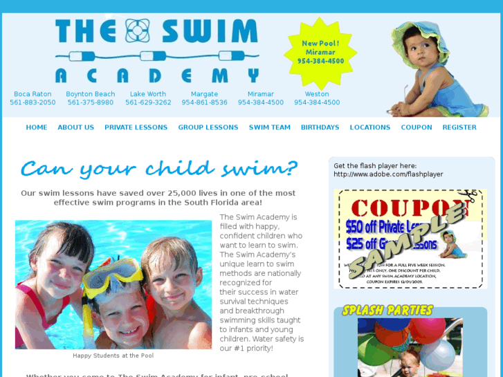 www.teachyourchildhowtoswim.com