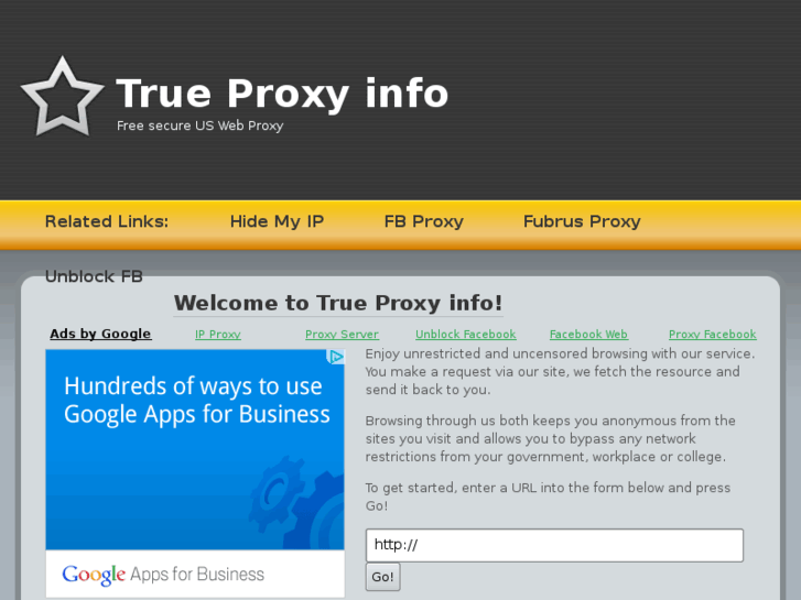 www.trueproxyinfo.info