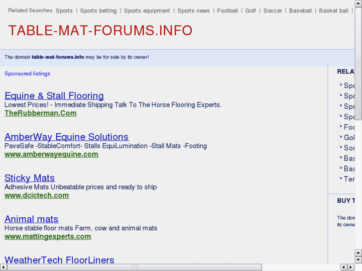 www.table-mat-forums.info