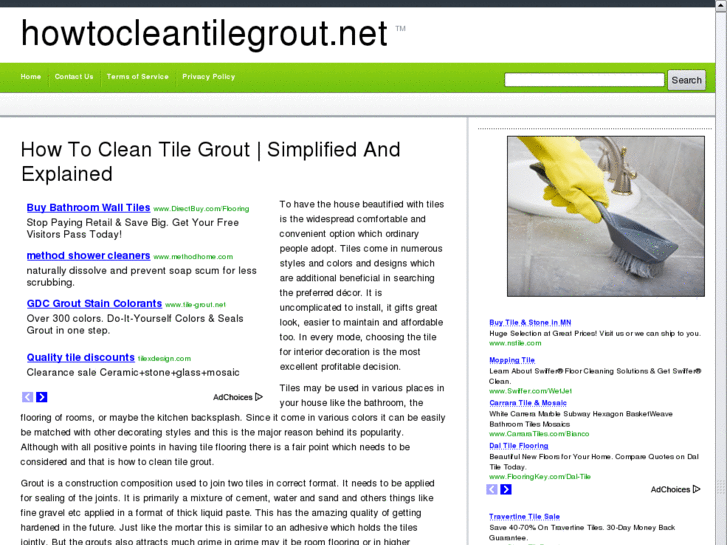 www.howtocleantilegrout.net