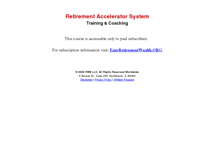 www.retirementacceleratorsystem.org