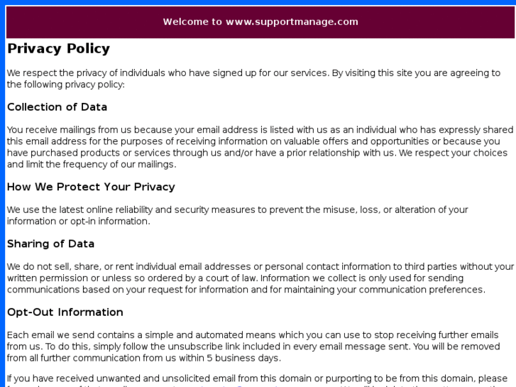 www.supportmanage.com