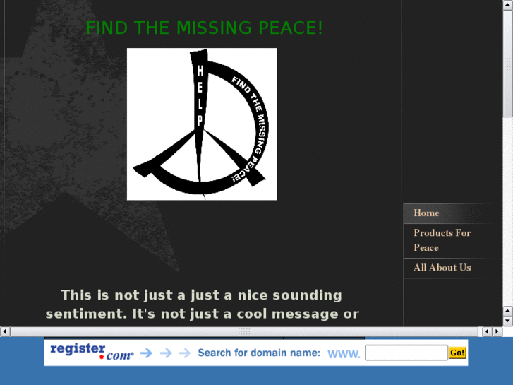 www.findthemissingpeace.com