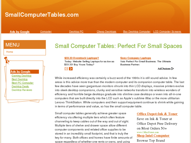 www.smallcomputertables.com