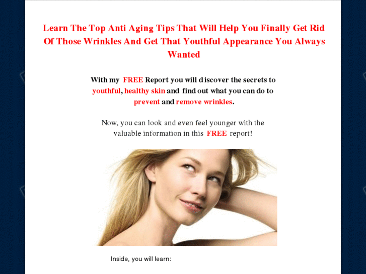 www.learnhowtolookyounger.com